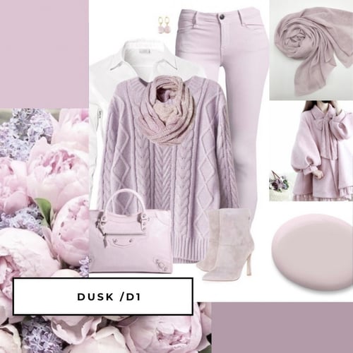 طرحة سادة موف فاتح / D1