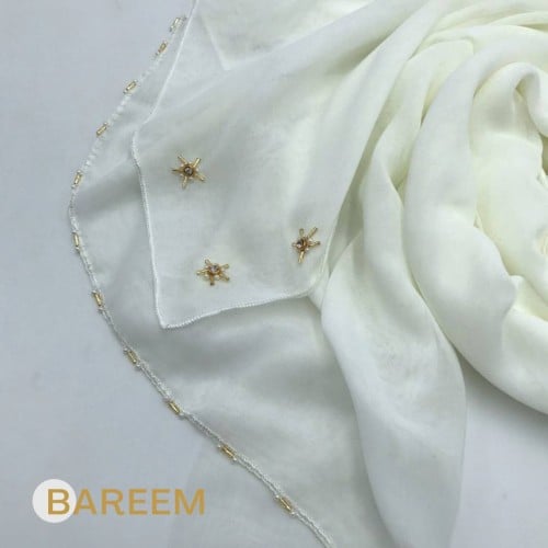 طرحة لولو ستار أوف وايت / O3