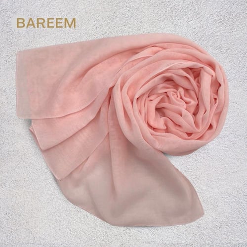 طرحة سادة لون كوارتز وردي/G3