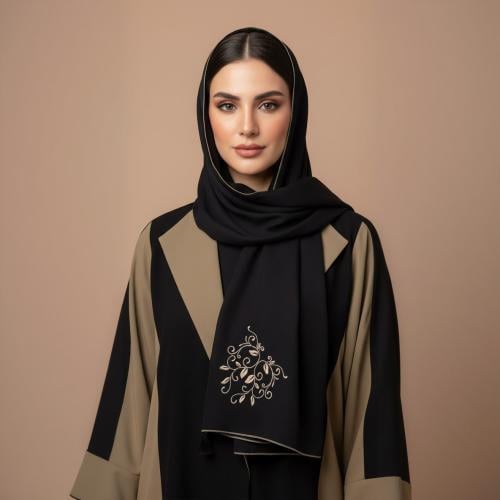 طرحة سلطانة لون أسود /B6