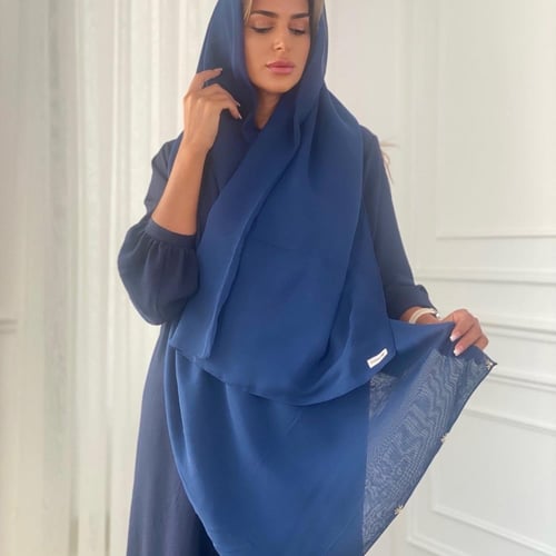 عباية حُسن لون كحلي