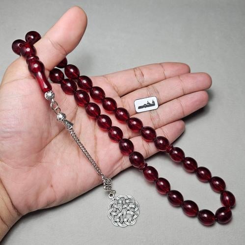مسباح احمر مميز 33 خرزه