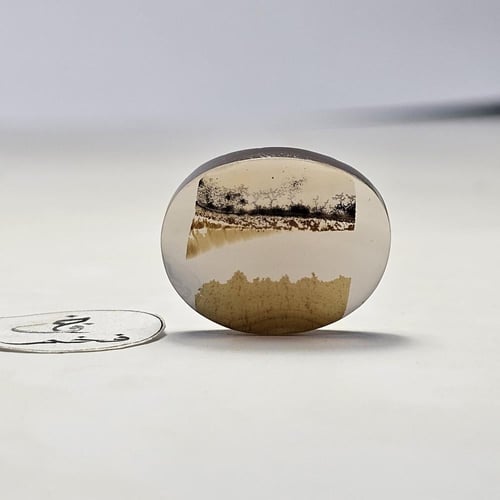 حجر كريم عقيق شجري يماني طبيعي مصور الكعبة المشرفة...