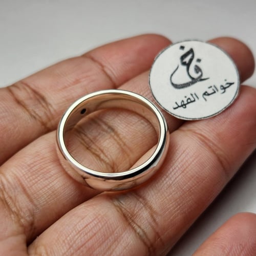 دبلة مرصعة فص ألماس بلجيكي فاخر دبلة فضه 925 مقاس...