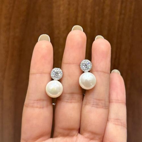 لؤلؤ زراعي وفضه تصميم الماس