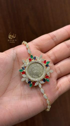 أسوارة جنية فضة مرصعة بالزركون