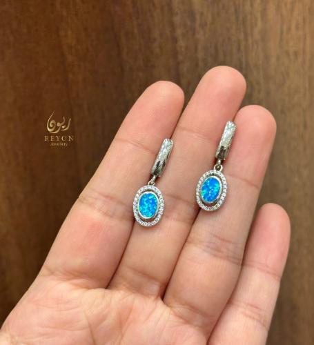 حلق فضة عيار 925