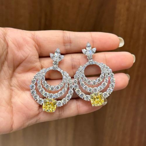 حلق توباز فضه تصميم الماس