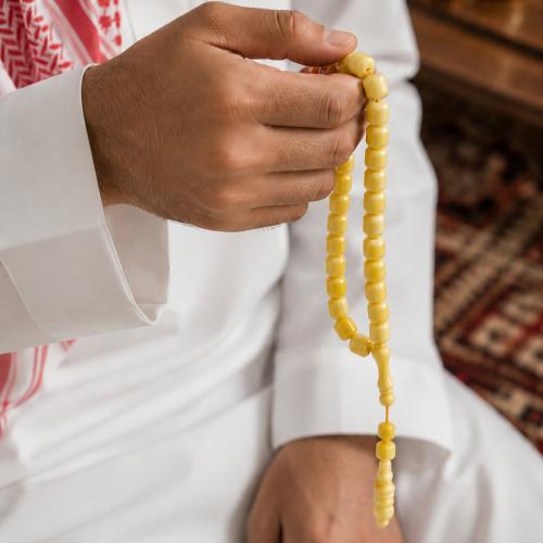 سبحة تراب كهرمان فواح