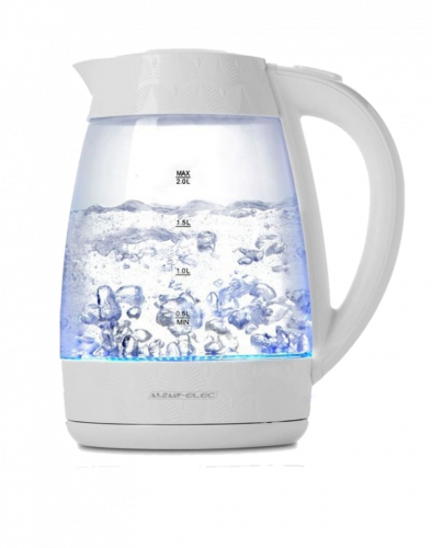 غلاية ماء مضيئة زجاج 2 لتر