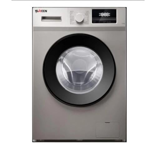 غسالة أوماتيك سرين فتحة أمامية 12 كيلو لون فضي