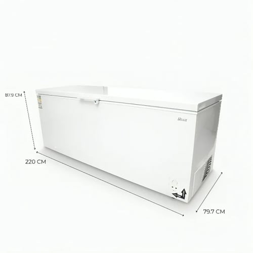 فريزر اوجين أفقي 702 لتر 24.7 قدم لون ابيض