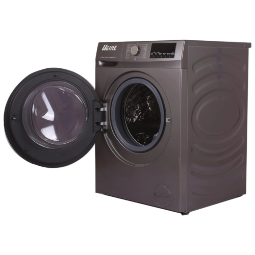 غسالة اوتوماتيك اوجين تركي فتحه امامية لون استيل 1...