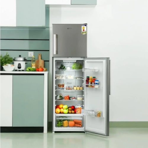 ثلاجة جيباس باب مزدوج 8.9 قدم 251 لترًا موديل GRF3...