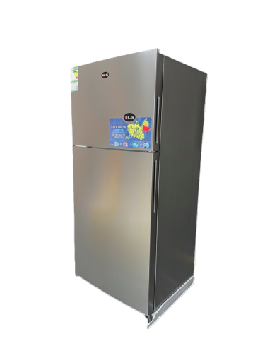 ثلاجة كي ال جي 17.1 قدم لون استيل