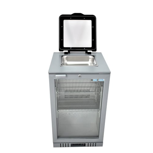 ثلاجة بانكول باك بار تمور باب واحد زجاج