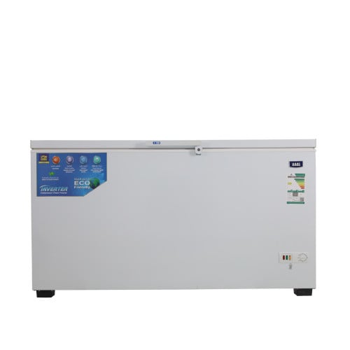 فريزر افقي هاس انفرتر 500 لتر ابيض 17.7 قدم