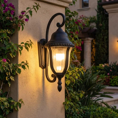 9065W SBK E27 فانوس جدار