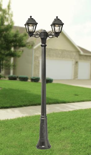 Q18.156.S20.AXE27 فانوس عمود مجوز 2 متر فوموجالي