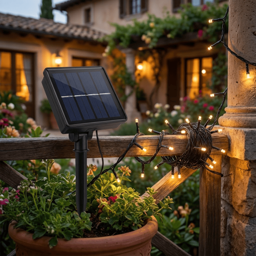 HT-TYN200L 20M *200 حبل زينة طاقة شمسية