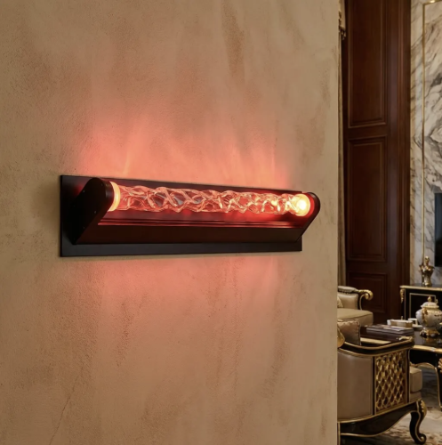 LED P-888 RGB لمبة ديكور جداري متحرك جو مائي