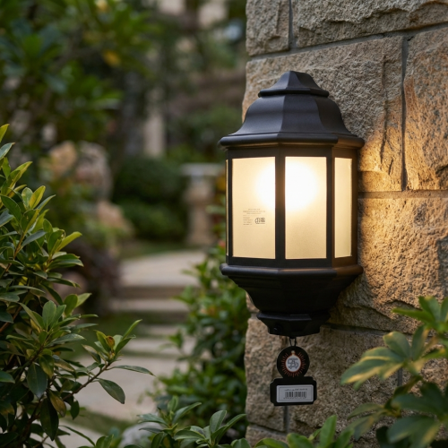 E27 223230 BK فانوس جداري لطش