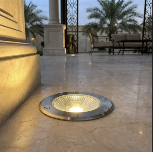 [00105013] COB 3W WW 80MM -DMC2 كشاف دفن ارضي