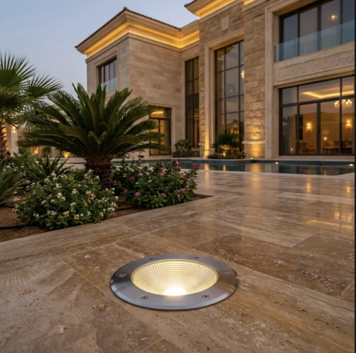 [00105137/HF- DMC8] COB 40W 250MM WW LED كشاف أرضي...