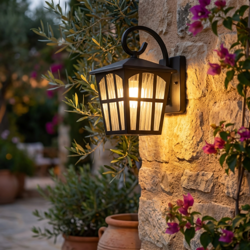 E27 6036/1W BK فانوس جدار