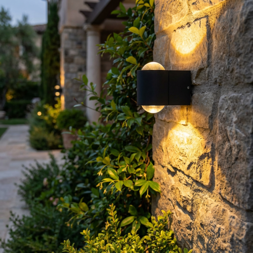 W7216 2*3W BK+WW كشاف جداري