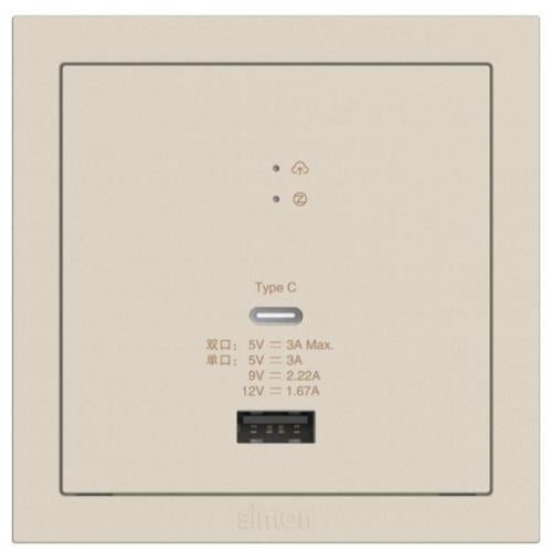 بوابة ربط USB A+C ذكية مثبتة على الحائط (WiFi)