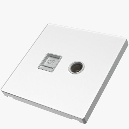 فيش تلفزيون + فيش كمبيوتر (GEM) - الماس ابيض