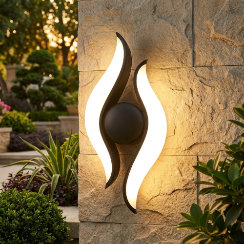 LED 6054 12W BK-WW كشاف جداري