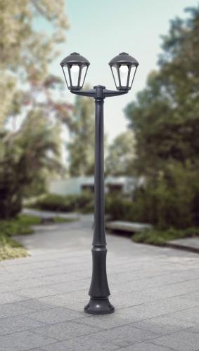 H24.306.D20.AXE27 فانوس عمود مجوز 2 متر فوموجالي