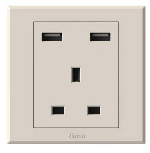 فيش 13 امبير مع 2 مخرج يو اس بي فالينسيا