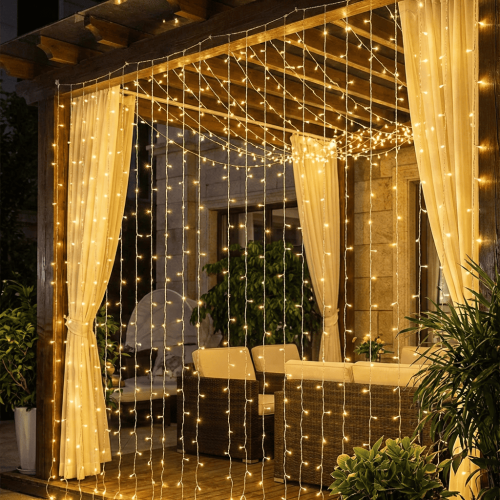 ستارة زينة ليد 2M×2M 200L ثابت