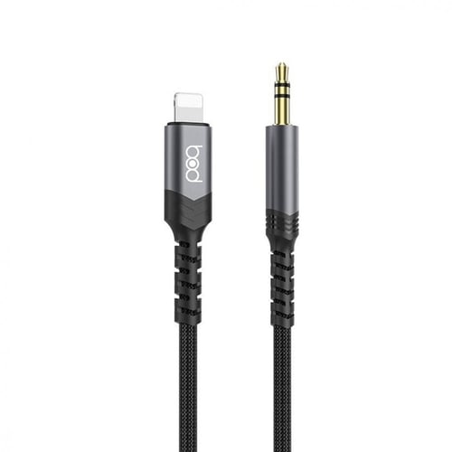 كيبل ايفون AUX ماركة بود 120 سم اسود