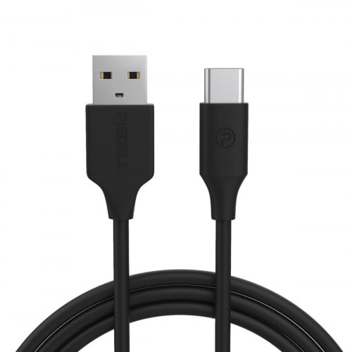 وصلة تايب سي 120 سم جلد اسود