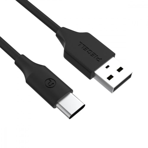 وصلة تايب سي 120 سم جلد اسود