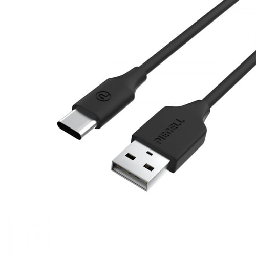 وصلة تايب سي 120 سم جلد اسود