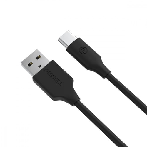 وصلة تايب سي 120 سم جلد اسود