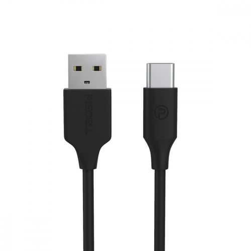 وصلة تايب سي 120 سم جلد اسود