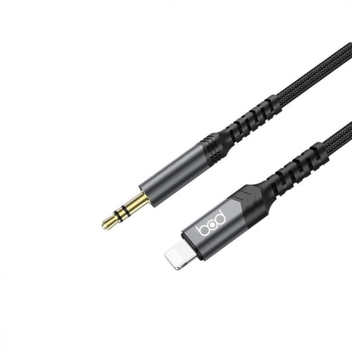 كيبل ايفون AUX ماركة بود 120 سم اسود