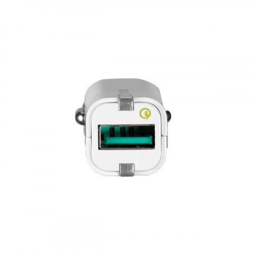 شاحن سيارة سريع مع كيبل ايفون 100سم وكيبل ميكرو 10...