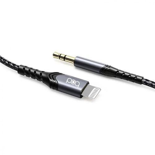 كيبل ايفون AUX ماركة بود 120 سم اسود