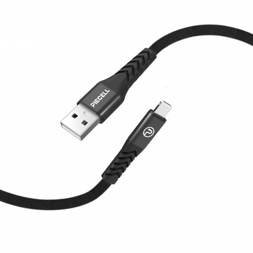 سلك ايفون قماش 50 سم معتمد من أبل اسود