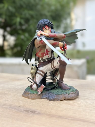 فيقر ليفاي آكرمان انمي هجوم العمالقة