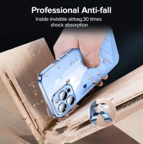 كفر حماية ضد السقوط لآيفون 14 و13 للشاشة والكاميرا...