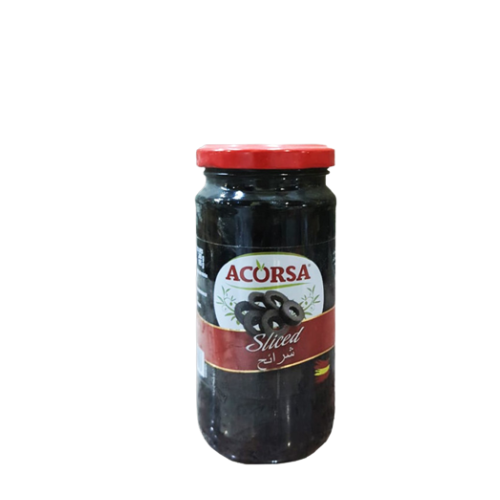 Black sliced olives 12*105g Akorsa