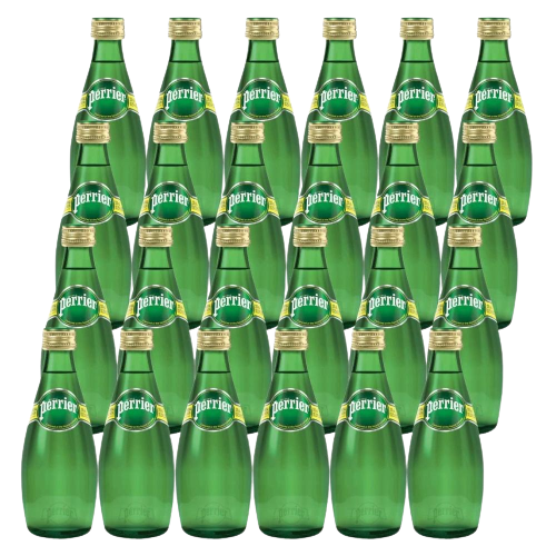 Small bottled mineral water with gas 24*200 ml